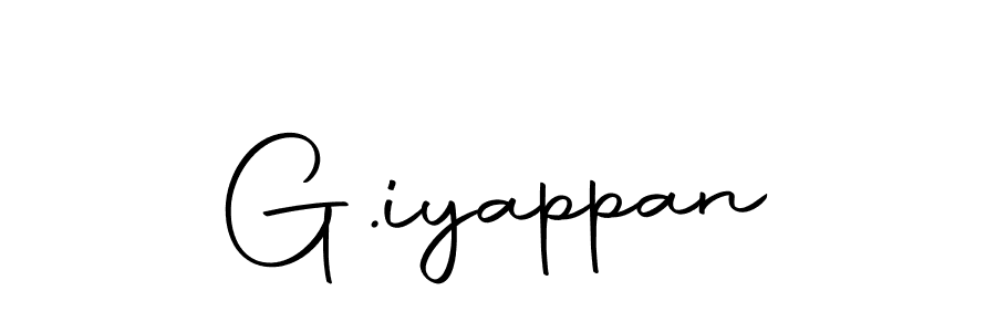 Design your own signature with our free online signature maker. With this signature software, you can create a handwritten (Autography-DOLnW) signature for name G.iyappan. G.iyappan signature style 10 images and pictures png