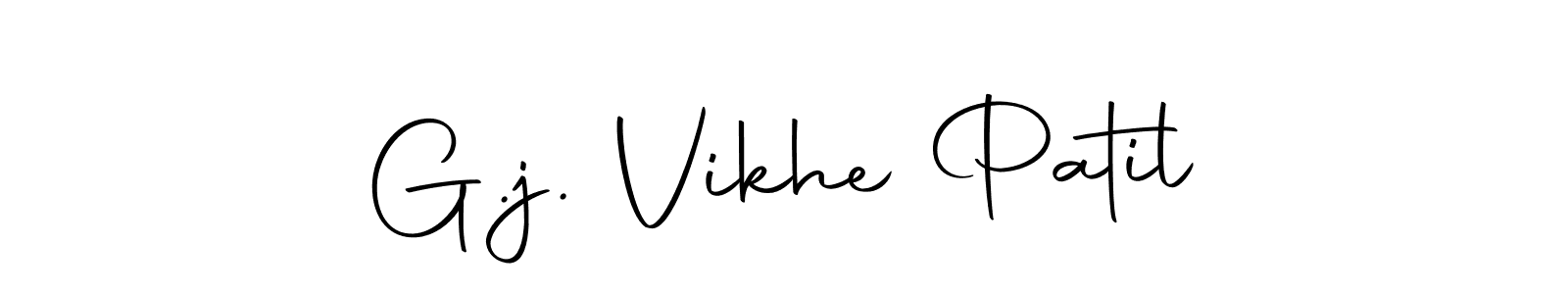 if you are searching for the best signature style for your name G.j. Vikhe Patil. so please give up your signature search. here we have designed multiple signature styles  using Autography-DOLnW. G.j. Vikhe Patil signature style 10 images and pictures png