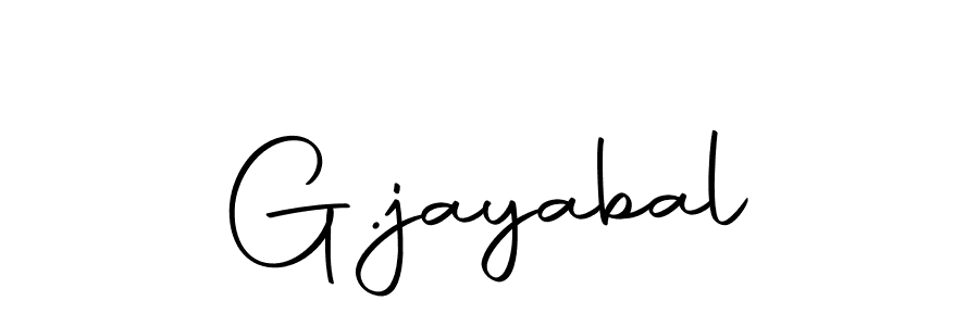 The best way (Autography-DOLnW) to make a short signature is to pick only two or three words in your name. The name G.jayabal include a total of six letters. For converting this name. G.jayabal signature style 10 images and pictures png