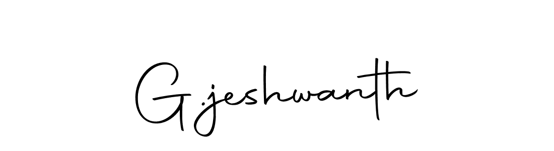 How to make G.jeshwanth signature? Autography-DOLnW is a professional autograph style. Create handwritten signature for G.jeshwanth name. G.jeshwanth signature style 10 images and pictures png
