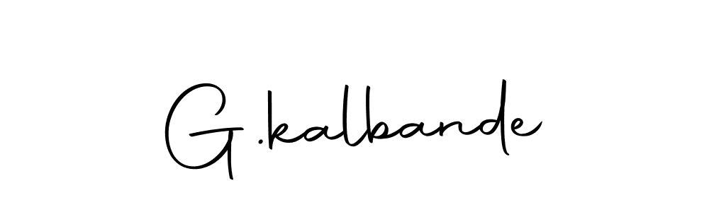 How to make G.kalbande name signature. Use Autography-DOLnW style for creating short signs online. This is the latest handwritten sign. G.kalbande signature style 10 images and pictures png