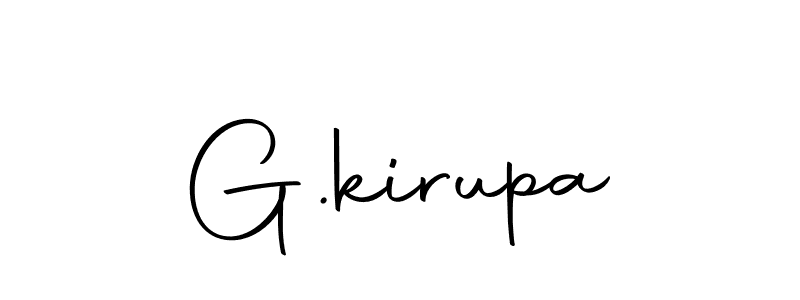How to make G.kirupa name signature. Use Autography-DOLnW style for creating short signs online. This is the latest handwritten sign. G.kirupa signature style 10 images and pictures png