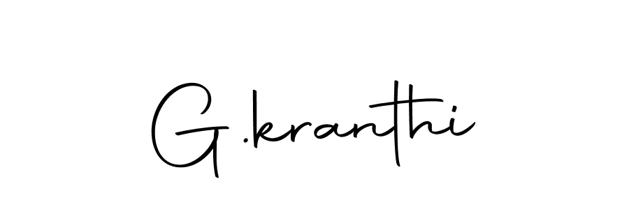 Make a beautiful signature design for name G.kranthi. With this signature (Autography-DOLnW) style, you can create a handwritten signature for free. G.kranthi signature style 10 images and pictures png