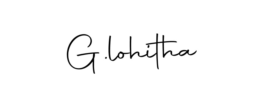 Create a beautiful signature design for name G.lohitha. With this signature (Autography-DOLnW) fonts, you can make a handwritten signature for free. G.lohitha signature style 10 images and pictures png
