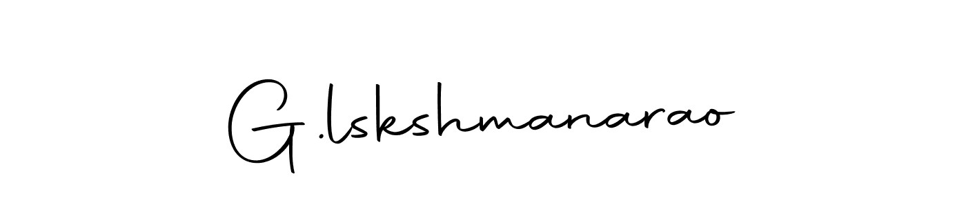 How to make G.lskshmanarao name signature. Use Autography-DOLnW style for creating short signs online. This is the latest handwritten sign. G.lskshmanarao signature style 10 images and pictures png
