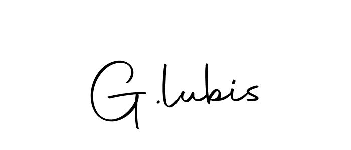 G.lubis stylish signature style. Best Handwritten Sign (Autography-DOLnW) for my name. Handwritten Signature Collection Ideas for my name G.lubis. G.lubis signature style 10 images and pictures png