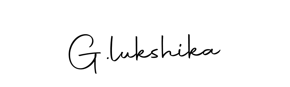 G.lukshika stylish signature style. Best Handwritten Sign (Autography-DOLnW) for my name. Handwritten Signature Collection Ideas for my name G.lukshika. G.lukshika signature style 10 images and pictures png