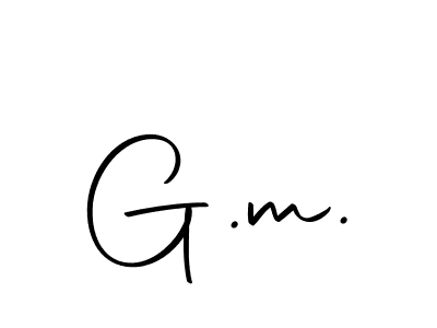 How to make G.m. name signature. Use Autography-DOLnW style for creating short signs online. This is the latest handwritten sign. G.m. signature style 10 images and pictures png