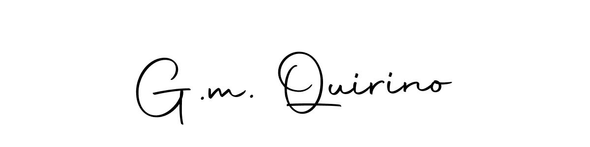 Also You can easily find your signature by using the search form. We will create G.m. Quirino name handwritten signature images for you free of cost using Autography-DOLnW sign style. G.m. Quirino signature style 10 images and pictures png