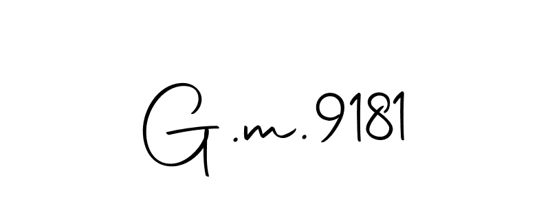 if you are searching for the best signature style for your name G.m.9181. so please give up your signature search. here we have designed multiple signature styles  using Autography-DOLnW. G.m.9181 signature style 10 images and pictures png