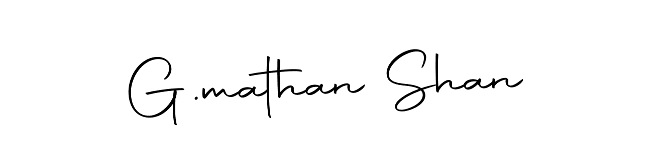 How to make G.mathan Shan signature? Autography-DOLnW is a professional autograph style. Create handwritten signature for G.mathan Shan name. G.mathan Shan signature style 10 images and pictures png