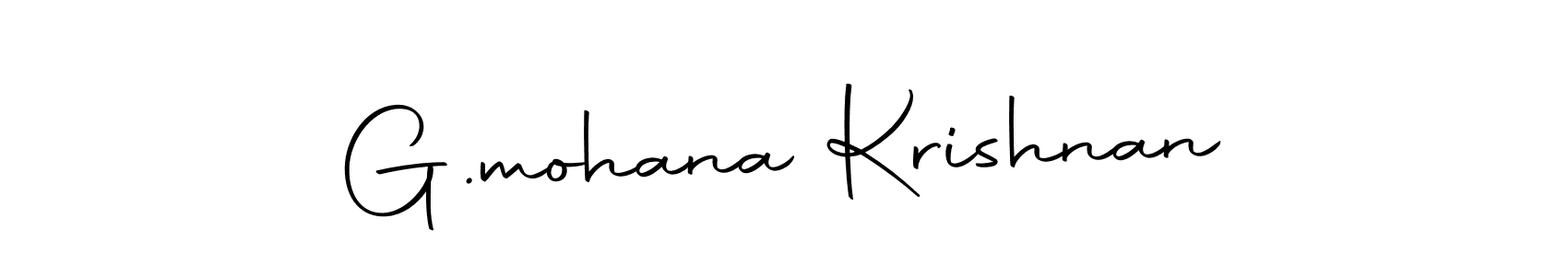 How to make G.mohana Krishnan signature? Autography-DOLnW is a professional autograph style. Create handwritten signature for G.mohana Krishnan name. G.mohana Krishnan signature style 10 images and pictures png