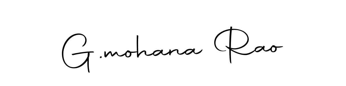 How to make G.mohana Rao signature? Autography-DOLnW is a professional autograph style. Create handwritten signature for G.mohana Rao name. G.mohana Rao signature style 10 images and pictures png