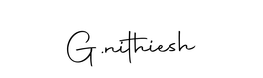 Make a beautiful signature design for name G.nithiesh. Use this online signature maker to create a handwritten signature for free. G.nithiesh signature style 10 images and pictures png