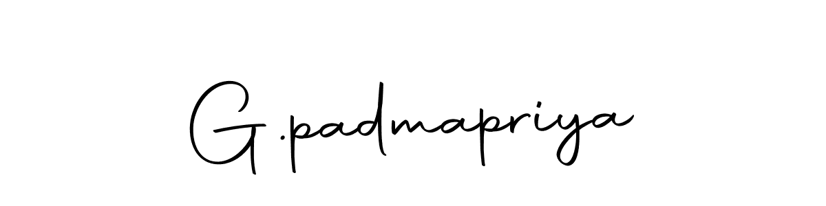 Use a signature maker to create a handwritten signature online. With this signature software, you can design (Autography-DOLnW) your own signature for name G.padmapriya. G.padmapriya signature style 10 images and pictures png