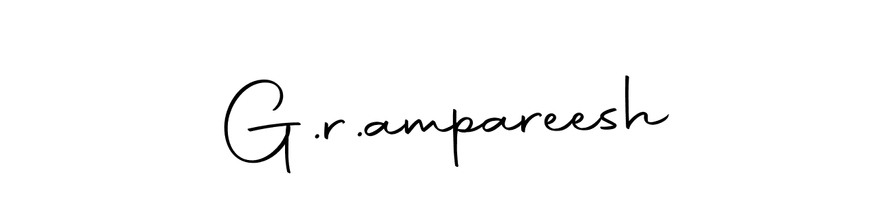 Use a signature maker to create a handwritten signature online. With this signature software, you can design (Autography-DOLnW) your own signature for name G.r.ampareesh. G.r.ampareesh signature style 10 images and pictures png