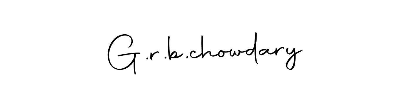 Make a beautiful signature design for name G.r.b.chowdary. Use this online signature maker to create a handwritten signature for free. G.r.b.chowdary signature style 10 images and pictures png