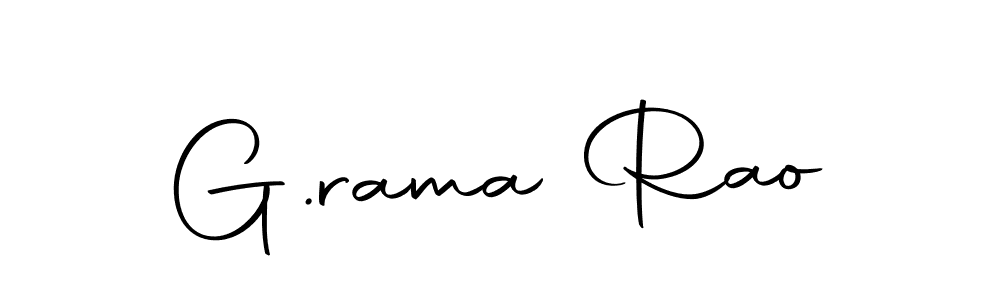 Make a beautiful signature design for name G.rama Rao. Use this online signature maker to create a handwritten signature for free. G.rama Rao signature style 10 images and pictures png