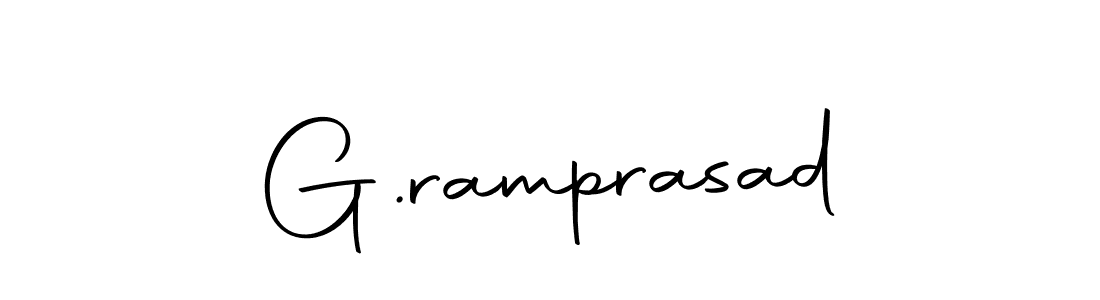 Also we have G.ramprasad name is the best signature style. Create professional handwritten signature collection using Autography-DOLnW autograph style. G.ramprasad signature style 10 images and pictures png