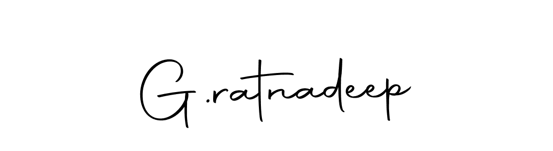The best way (Autography-DOLnW) to make a short signature is to pick only two or three words in your name. The name G.ratnadeep include a total of six letters. For converting this name. G.ratnadeep signature style 10 images and pictures png