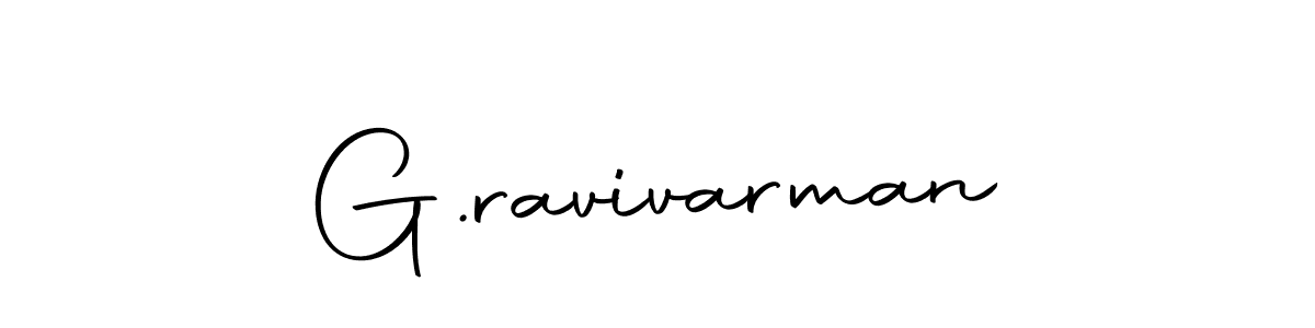 Create a beautiful signature design for name G.ravivarman. With this signature (Autography-DOLnW) fonts, you can make a handwritten signature for free. G.ravivarman signature style 10 images and pictures png