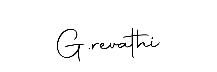 Use a signature maker to create a handwritten signature online. With this signature software, you can design (Autography-DOLnW) your own signature for name G.revathi. G.revathi signature style 10 images and pictures png