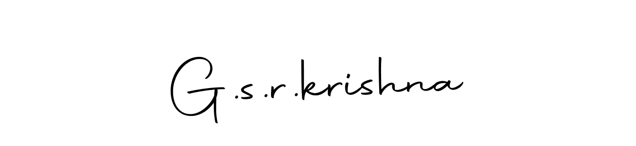 Use a signature maker to create a handwritten signature online. With this signature software, you can design (Autography-DOLnW) your own signature for name G.s.r.krishna. G.s.r.krishna signature style 10 images and pictures png