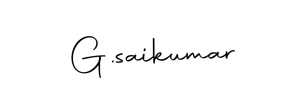 Also we have G.saikumar name is the best signature style. Create professional handwritten signature collection using Autography-DOLnW autograph style. G.saikumar signature style 10 images and pictures png