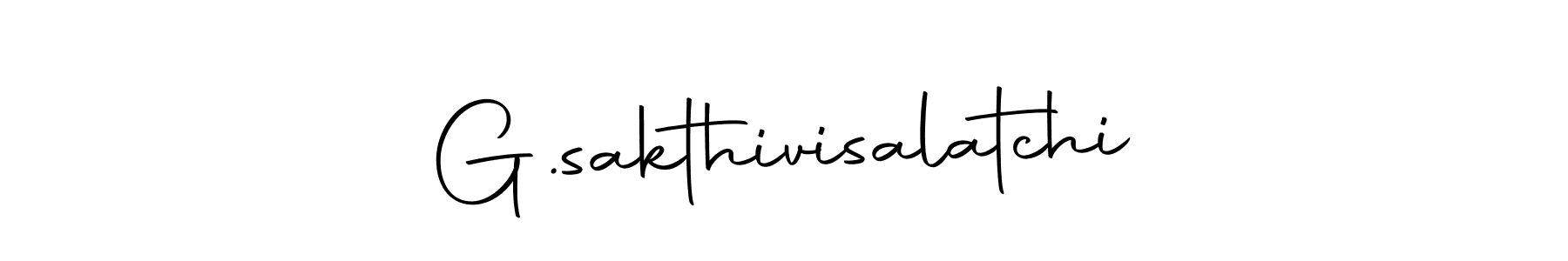 Create a beautiful signature design for name G.sakthivisalatchi. With this signature (Autography-DOLnW) fonts, you can make a handwritten signature for free. G.sakthivisalatchi signature style 10 images and pictures png