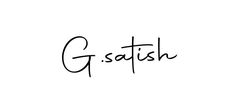 How to Draw G.satish signature style? Autography-DOLnW is a latest design signature styles for name G.satish. G.satish signature style 10 images and pictures png