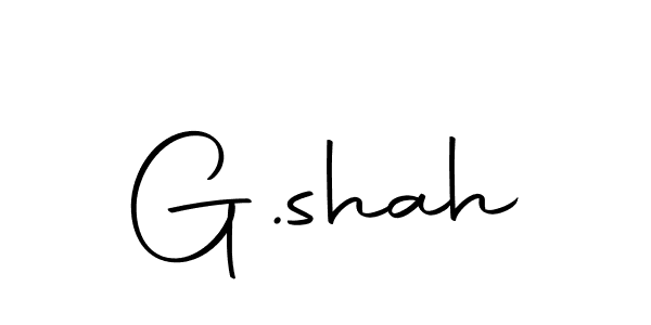 Create a beautiful signature design for name G.shah. With this signature (Autography-DOLnW) fonts, you can make a handwritten signature for free. G.shah signature style 10 images and pictures png