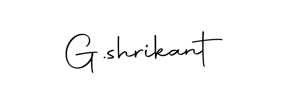 How to make G.shrikant name signature. Use Autography-DOLnW style for creating short signs online. This is the latest handwritten sign. G.shrikant signature style 10 images and pictures png