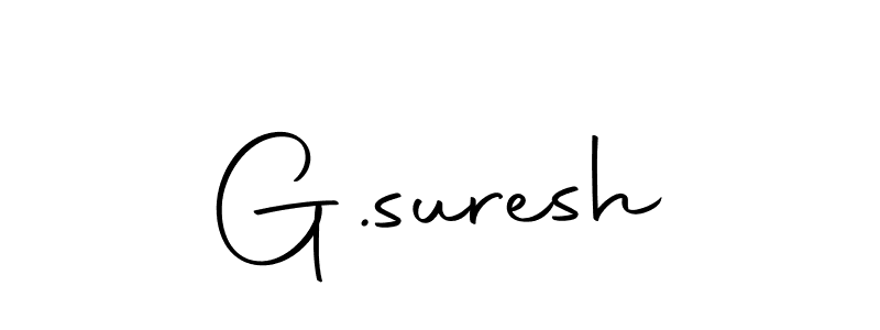 Make a beautiful signature design for name G.suresh. With this signature (Autography-DOLnW) style, you can create a handwritten signature for free. G.suresh signature style 10 images and pictures png