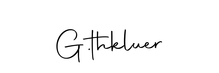 You should practise on your own different ways (Autography-DOLnW) to write your name (G.thkluer) in signature. don't let someone else do it for you. G.thkluer signature style 10 images and pictures png