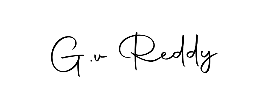 The best way (Autography-DOLnW) to make a short signature is to pick only two or three words in your name. The name G.v Reddy include a total of six letters. For converting this name. G.v Reddy signature style 10 images and pictures png