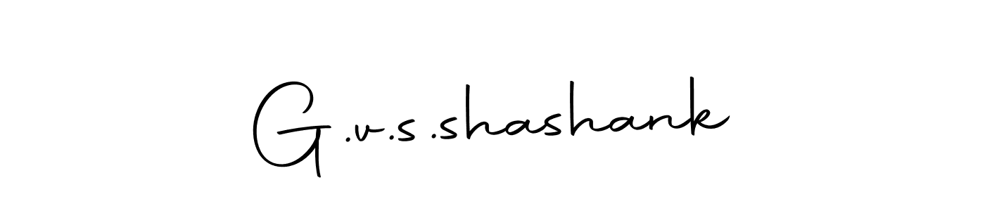 The best way (Autography-DOLnW) to make a short signature is to pick only two or three words in your name. The name G.v.s.shashank include a total of six letters. For converting this name. G.v.s.shashank signature style 10 images and pictures png