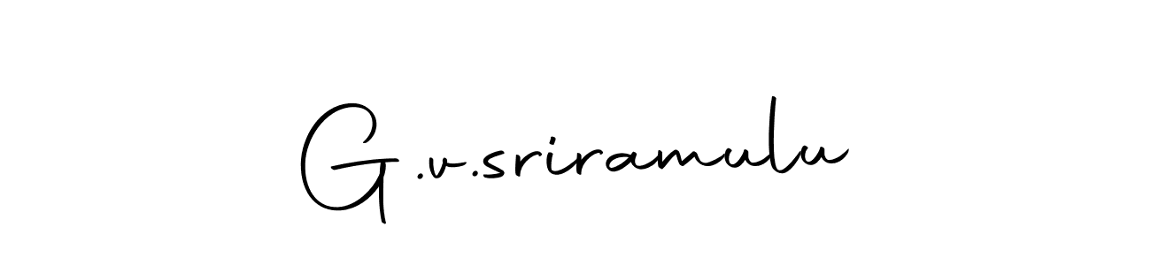 Similarly Autography-DOLnW is the best handwritten signature design. Signature creator online .You can use it as an online autograph creator for name G.v.sriramulu. G.v.sriramulu signature style 10 images and pictures png