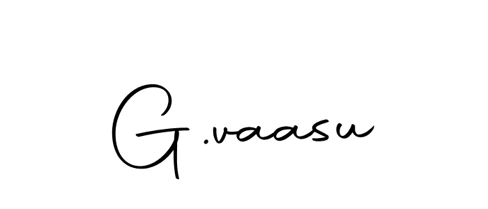 Design your own signature with our free online signature maker. With this signature software, you can create a handwritten (Autography-DOLnW) signature for name G.vaasu. G.vaasu signature style 10 images and pictures png