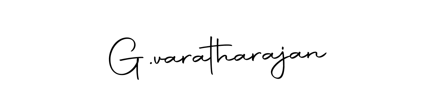 Design your own signature with our free online signature maker. With this signature software, you can create a handwritten (Autography-DOLnW) signature for name G.varatharajan. G.varatharajan signature style 10 images and pictures png