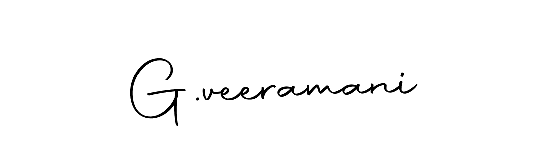 Use a signature maker to create a handwritten signature online. With this signature software, you can design (Autography-DOLnW) your own signature for name G.veeramani. G.veeramani signature style 10 images and pictures png