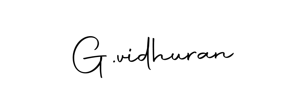 The best way (Autography-DOLnW) to make a short signature is to pick only two or three words in your name. The name G.vidhuran include a total of six letters. For converting this name. G.vidhuran signature style 10 images and pictures png