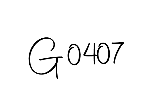 The best way (Autography-DOLnW) to make a short signature is to pick only two or three words in your name. The name G0407 include a total of six letters. For converting this name. G0407 signature style 10 images and pictures png