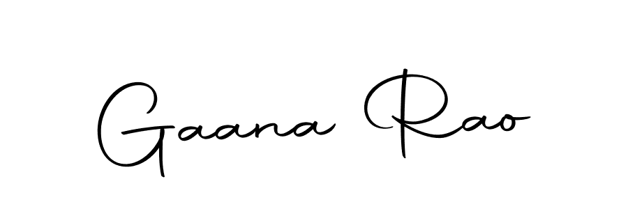 Make a beautiful signature design for name Gaana Rao. With this signature (Autography-DOLnW) style, you can create a handwritten signature for free. Gaana Rao signature style 10 images and pictures png
