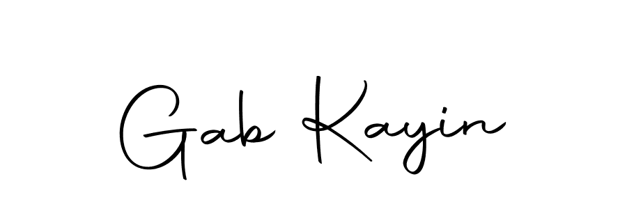 How to make Gab Kayin signature? Autography-DOLnW is a professional autograph style. Create handwritten signature for Gab Kayin name. Gab Kayin signature style 10 images and pictures png