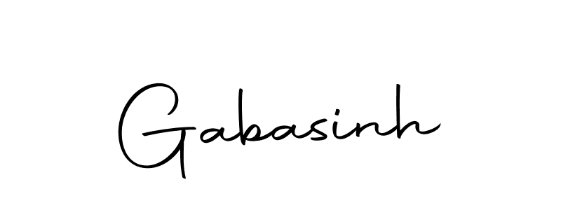 Create a beautiful signature design for name Gabasinh. With this signature (Autography-DOLnW) fonts, you can make a handwritten signature for free. Gabasinh signature style 10 images and pictures png