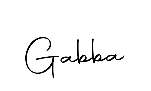 Also we have Gabba name is the best signature style. Create professional handwritten signature collection using Autography-DOLnW autograph style. Gabba signature style 10 images and pictures png