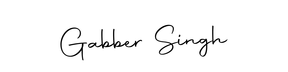 Make a beautiful signature design for name Gabber Singh. With this signature (Autography-DOLnW) style, you can create a handwritten signature for free. Gabber Singh signature style 10 images and pictures png