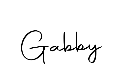 Also we have Gabby name is the best signature style. Create professional handwritten signature collection using Autography-DOLnW autograph style. Gabby signature style 10 images and pictures png