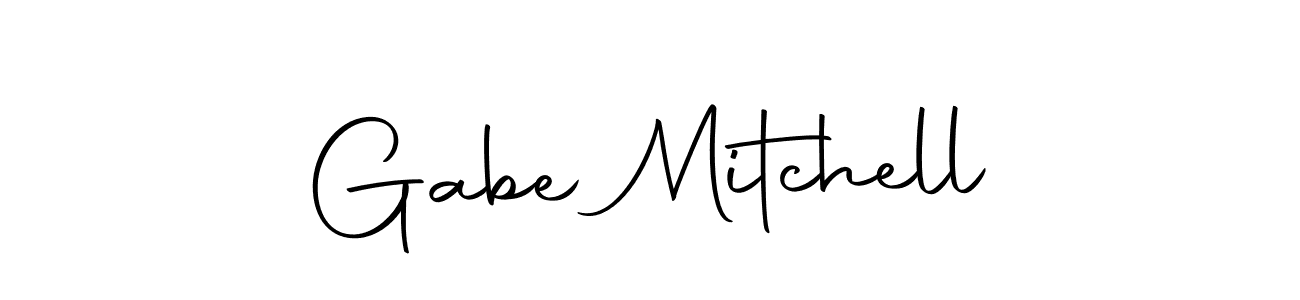 Also we have Gabe Mitchell name is the best signature style. Create professional handwritten signature collection using Autography-DOLnW autograph style. Gabe Mitchell signature style 10 images and pictures png