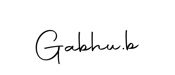How to make Gabhu.b name signature. Use Autography-DOLnW style for creating short signs online. This is the latest handwritten sign. Gabhu.b signature style 10 images and pictures png